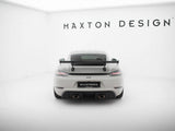Carbon Spoiler With Internal Brackets Uprights V.1 compatible with Porsche 718 Cayman GTS 982c