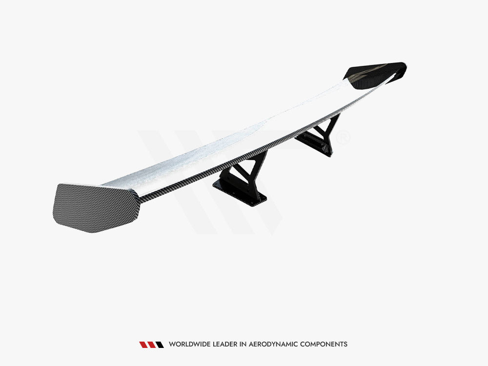 Carbon Spoiler With Internal Brackets Uprights V.1 compatible with Porsche 718 Cayman GTS 982c