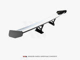 Carbon Spoiler With Internal Brackets Uprights V.1 compatible with Porsche 718 Cayman GTS 982c