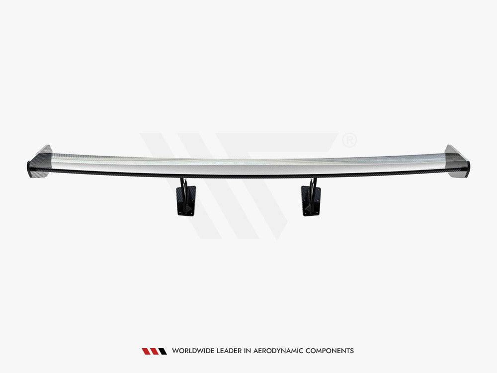 Carbon Spoiler With Internal Brackets Uprights V.1 compatible with Porsche 718 Cayman GTS 982c
