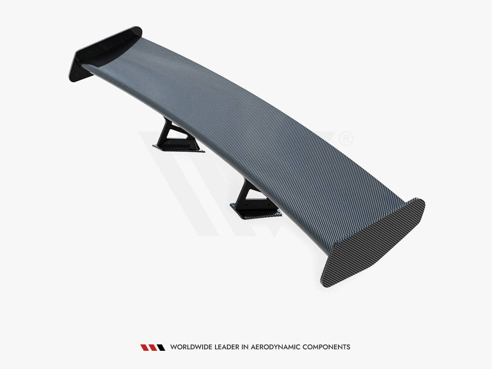 Carbon Spoiler With Internal Brackets Uprights V.1 compatible with Porsche 718 Cayman GTS 982c
