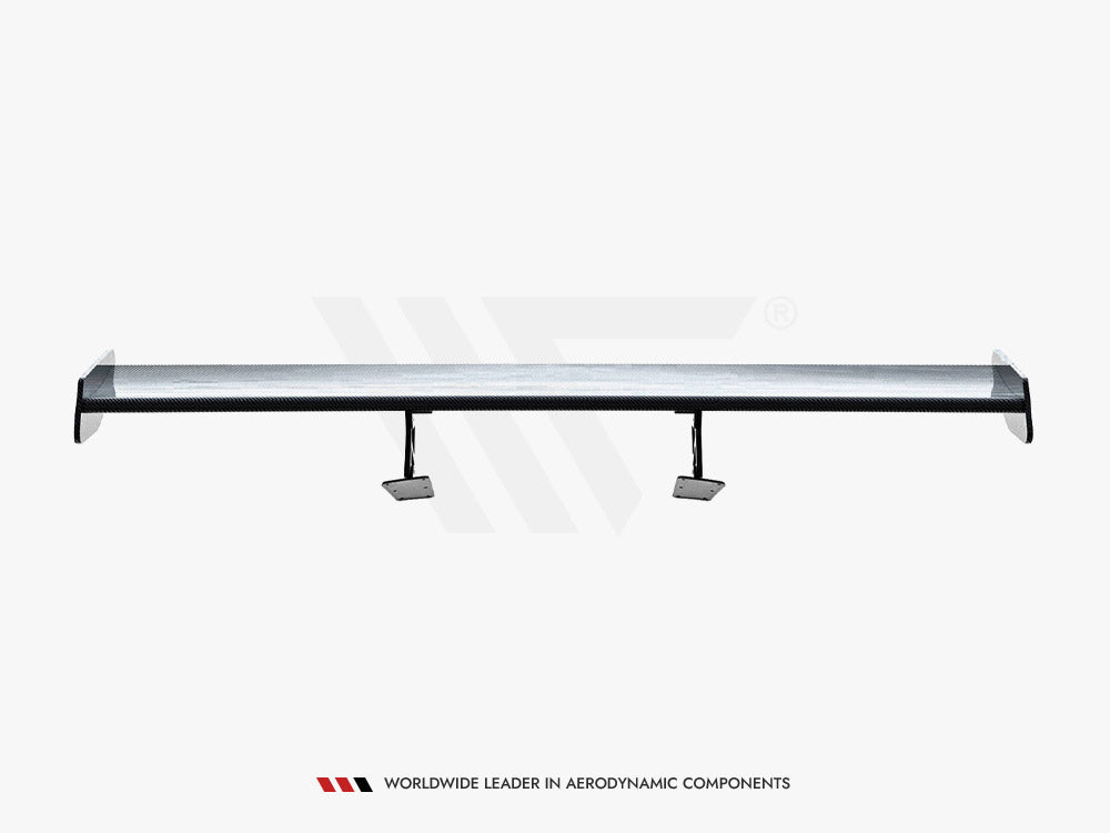 Carbon Spoiler With Internal Brackets Uprights V.1 compatible with Porsche 718 Cayman GTS 982c