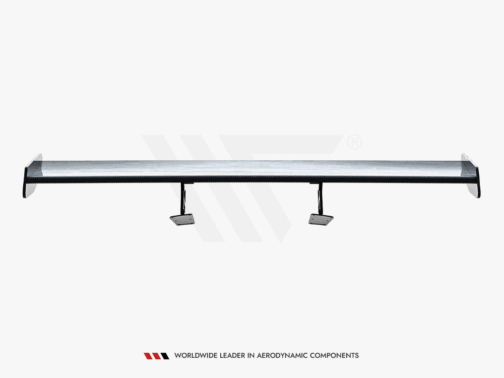 Carbon Spoiler With Internal Brackets Uprights V.1 compatible with Porsche 718 Cayman GTS 982c