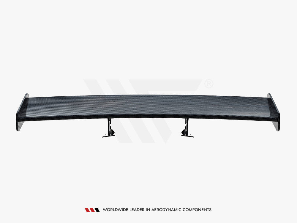 Carbon Spoiler With Internal Brackets Uprights V.1 compatible with Porsche 718 Cayman GTS 982c