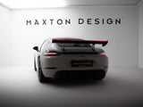 Carbon Spoiler With Internal Brackets Uprights V.1 + LED compatible with Porsche 718 Cayman GTS 982c