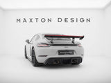 Carbon Spoiler With Internal Brackets Uprights V.1 + LED compatible with Porsche 718 Cayman GTS 982c
