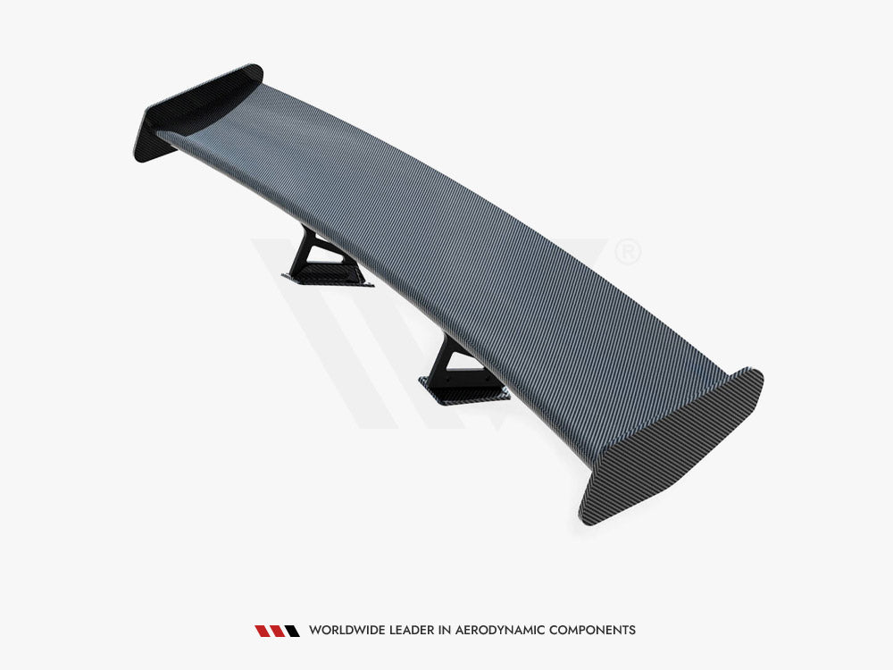 Carbon Spoiler With Internal Brackets Uprights V.1 + LED compatible with Porsche 718 Cayman GTS 982c