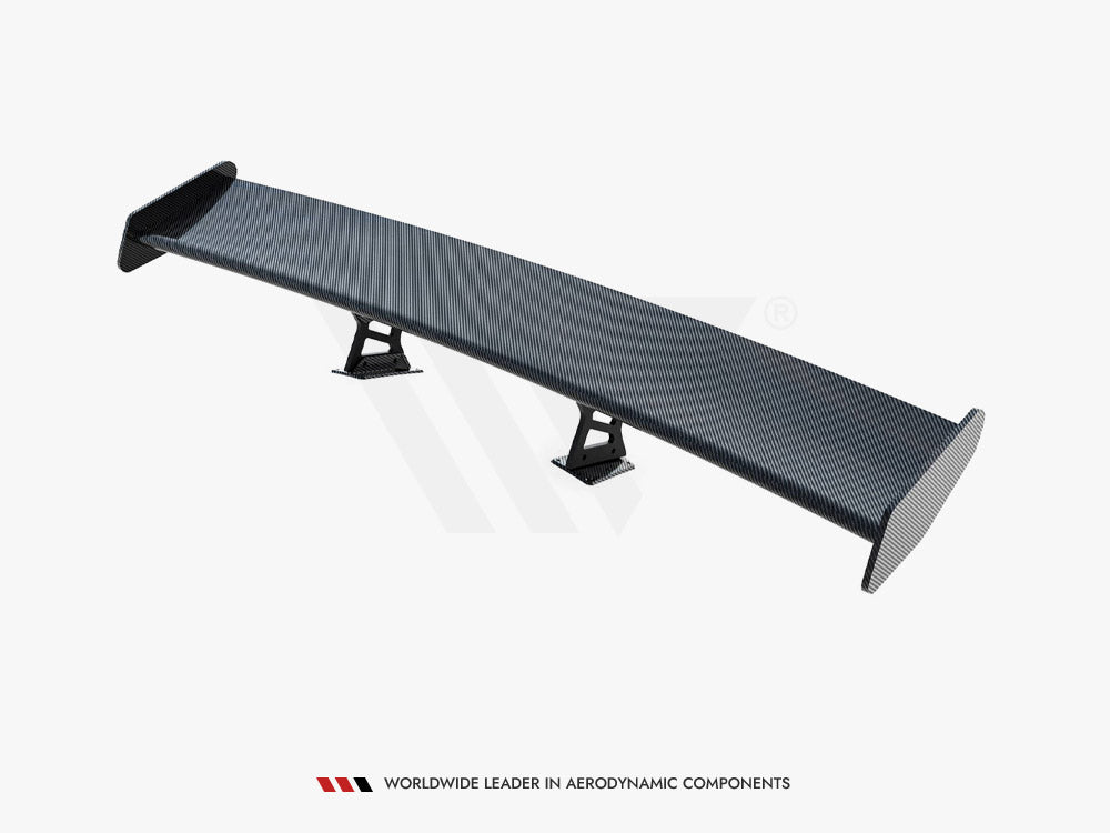 Carbon Spoiler With Internal Brackets Uprights V.1 + LED compatible with Porsche 718 Cayman GTS 982c