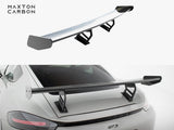 Carbon Spoiler With Internal Brackets Uprights V.2 compatible with Porsche 718 Cayman GTS 982c