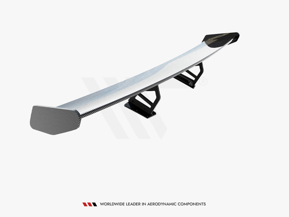 Carbon Spoiler With Internal Brackets Uprights V.2 compatible with Porsche 718 Cayman GTS 982c