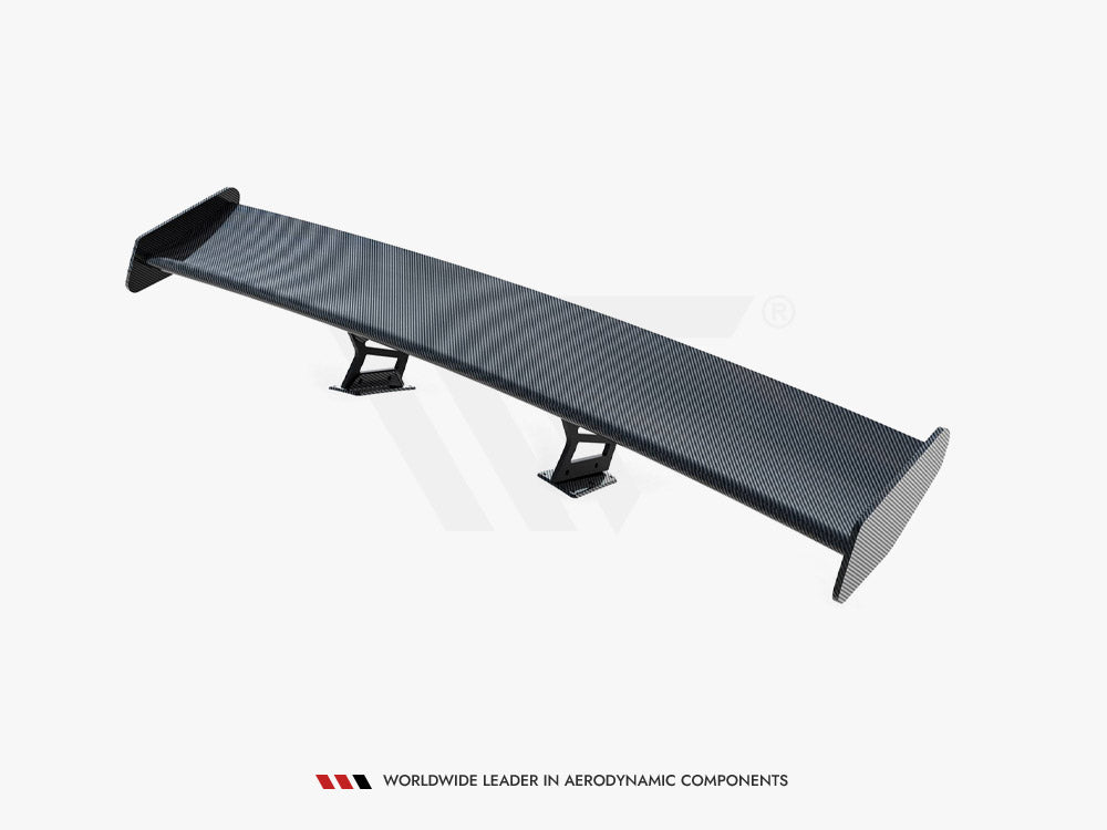 Carbon Spoiler With Internal Brackets Uprights V.2 compatible with Porsche 718 Cayman GTS 982c