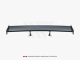 Carbon Spoiler With Internal Brackets Uprights V.2 compatible with Porsche 718 Cayman GTS 982c
