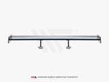 Carbon Spoiler With Internal Brackets Uprights V.2 compatible with Porsche 718 Cayman GTS 982c