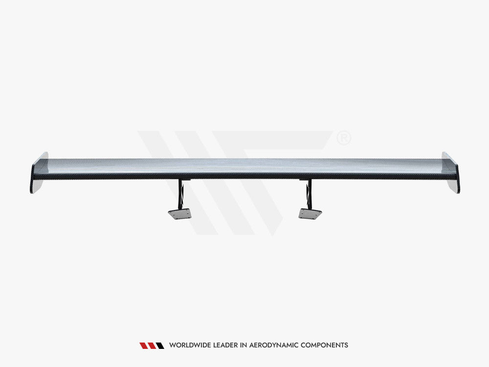 Carbon Spoiler With Internal Brackets Uprights V.2 compatible with Porsche 718 Cayman GTS 982c