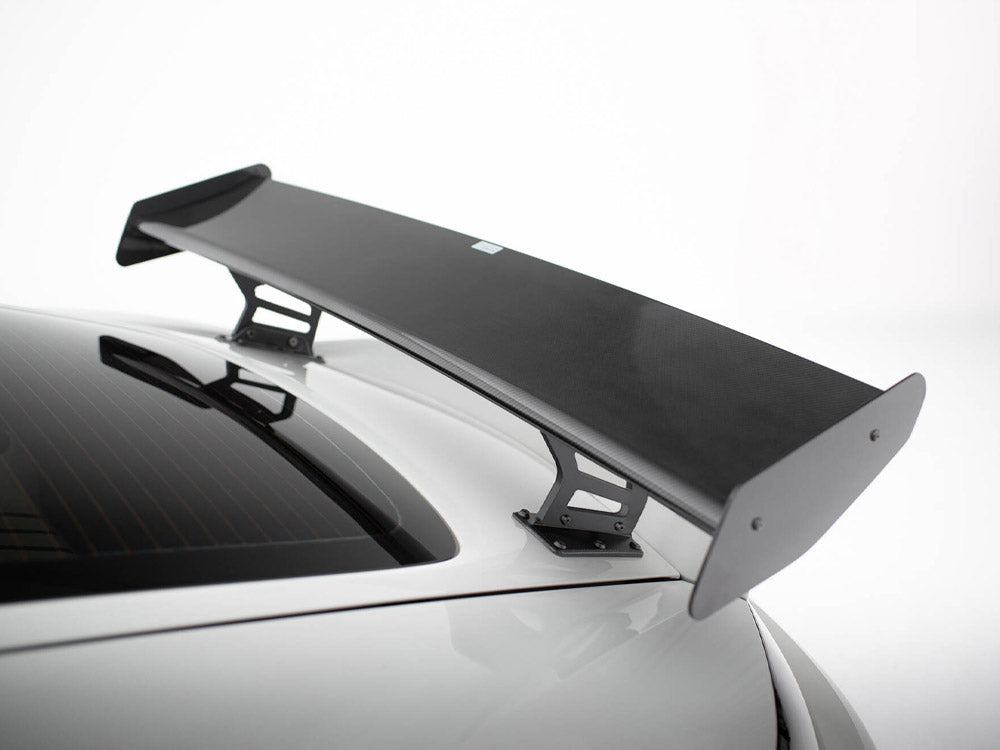 Carbon Spoiler With Internal Brackets Uprights V.2 + LED compatible with Porsche 718 Cayman GTS 982c