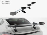 Carbon Spoiler With Upper Swan Mounting V.1 compatible with Porsche 718 Cayman GTS 982c