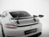 Carbon Spoiler With Upper Swan Mounting V.1 compatible with Porsche 718 Cayman GTS 982c