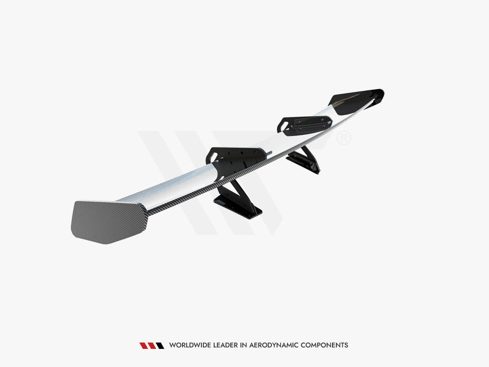Carbon Spoiler With Upper Swan Mounting V.1 compatible with Porsche 718 Cayman GTS 982c