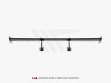 Carbon Spoiler With Upper Swan Mounting V.1 compatible with Porsche 718 Cayman GTS 982c