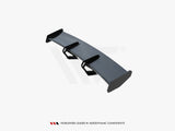 Carbon Spoiler With Upper Swan Mounting V.1 compatible with Porsche 718 Cayman GTS 982c