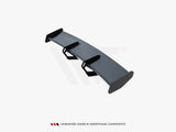 Carbon Spoiler With Upper Swan Mounting V.1 compatible with Porsche 718 Cayman GTS 982c
