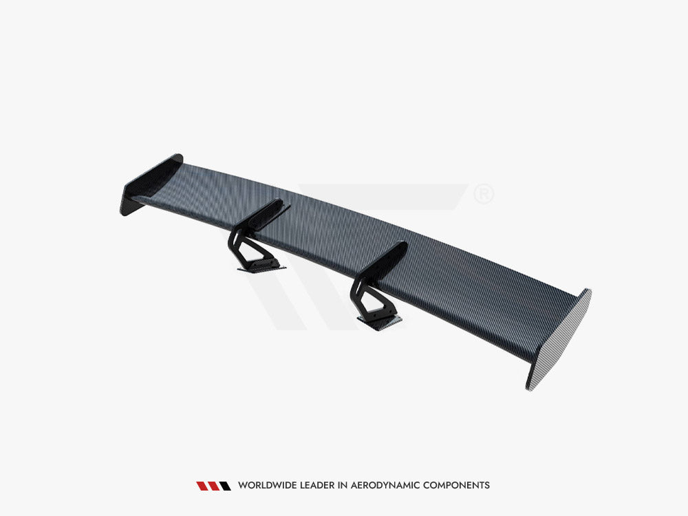 Carbon Spoiler With Upper Swan Mounting V.1 compatible with Porsche 718 Cayman GTS 982c