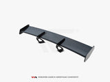 Carbon Spoiler With Upper Swan Mounting V.1 compatible with Porsche 718 Cayman GTS 982c