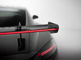 Carbon Spoiler With Upper Swan Mounting V.1 + LED compatible with Porsche 718 Cayman GTS 982c