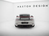 Carbon Spoiler With Upper Swan Mounting V.1 + LED compatible with Porsche 718 Cayman GTS 982c