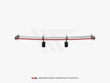 Carbon Spoiler With Upper Swan Mounting V.1 + LED compatible with Porsche 718 Cayman GTS 982c