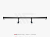 Carbon Spoiler With Upper Swan Mounting V.2 compatible with Porsche 718 Cayman GTS 982c