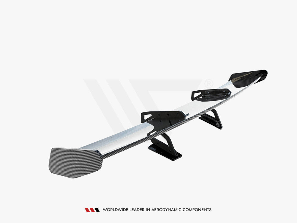 Carbon Spoiler With Upper Swan Mounting V.2 compatible with Porsche 718 Cayman GTS 982c