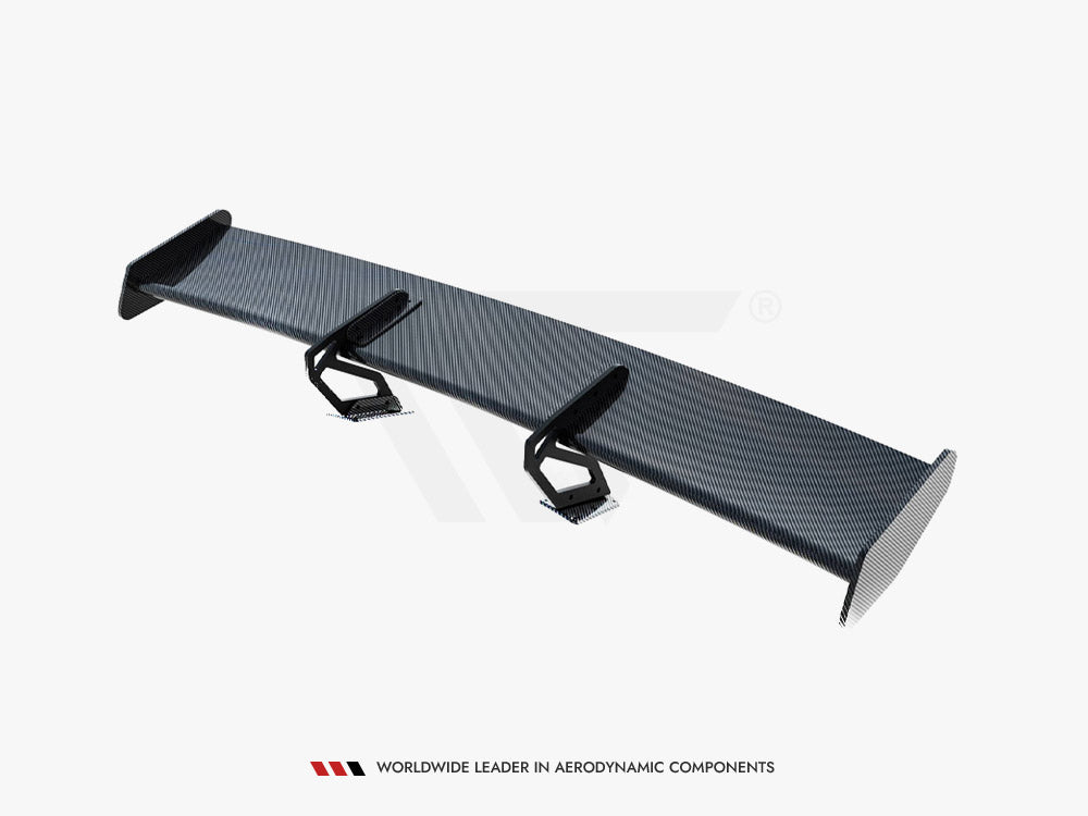 Carbon Spoiler With Upper Swan Mounting V.2 compatible with Porsche 718 Cayman GTS 982c