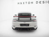Carbon Spoiler With Upper Swan Mounting V.2 + LED compatible with Porsche 718 Cayman GTS 982c