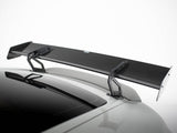 Carbon Spoiler With Upper Swan Mounting V.2 + LED compatible with Porsche 718 Cayman GTS 982c