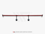 Carbon Spoiler With Upper Swan Mounting V.2 + LED compatible with Porsche 718 Cayman GTS 982c