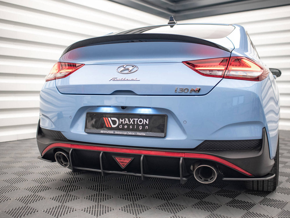 Street Pro Rear Diffuser compatible with Hyundai i30 N Fastback Mk3 Facelift