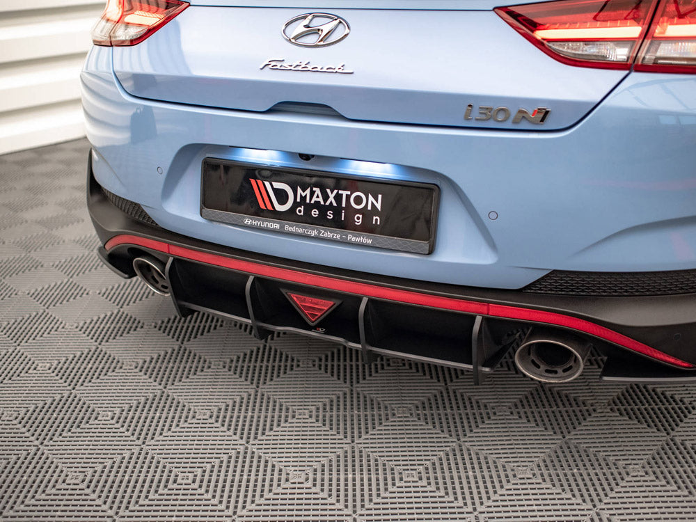 Street Pro Rear Diffuser compatible with Hyundai i30 N Fastback Mk3 Facelift