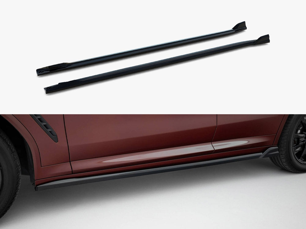 Side Skirts Diffusers compatible with BMW iX3 M-Pack G08 Facelift