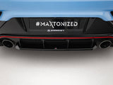 Central Rear Splitter compatible with Hyundai Veloster N Mk2