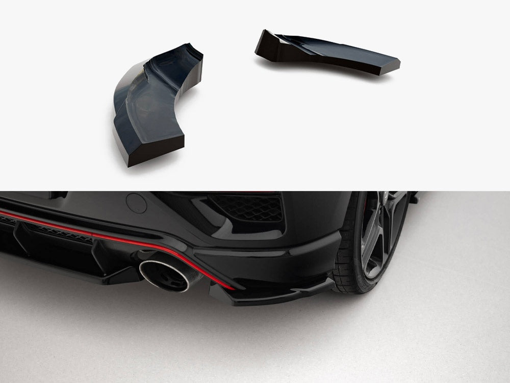 Rear Side Splitters compatible with Hyundai Veloster N Mk2