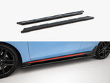 Side Skirts Diffusers compatible with Hyundai Veloster N Mk2