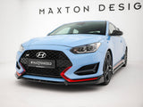 Front Splitter V.2 compatible with Hyundai Veloster N Mk2