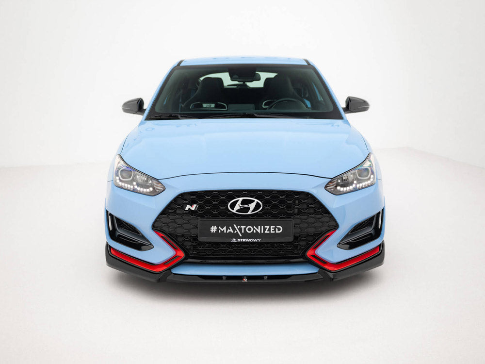 Front Splitter V.2 compatible with Hyundai Veloster N Mk2