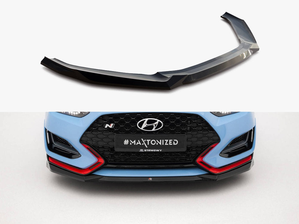 Front Splitter V.1 compatible with Hyundai Veloster N Mk2