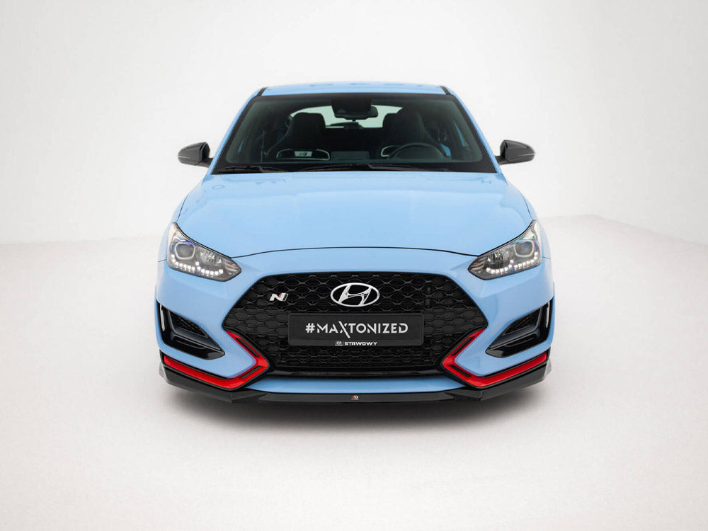 Front Splitter V.1 compatible with Hyundai Veloster N Mk2