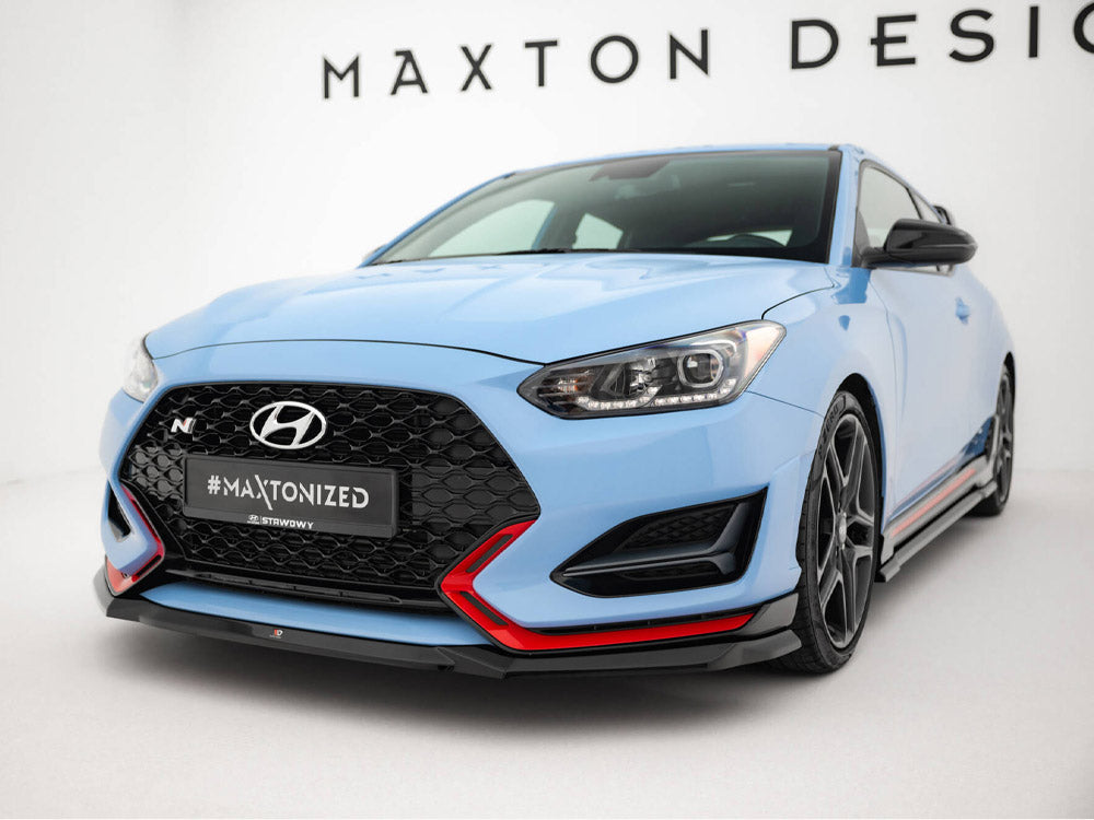 Front Splitter V.1 compatible with Hyundai Veloster N Mk2
