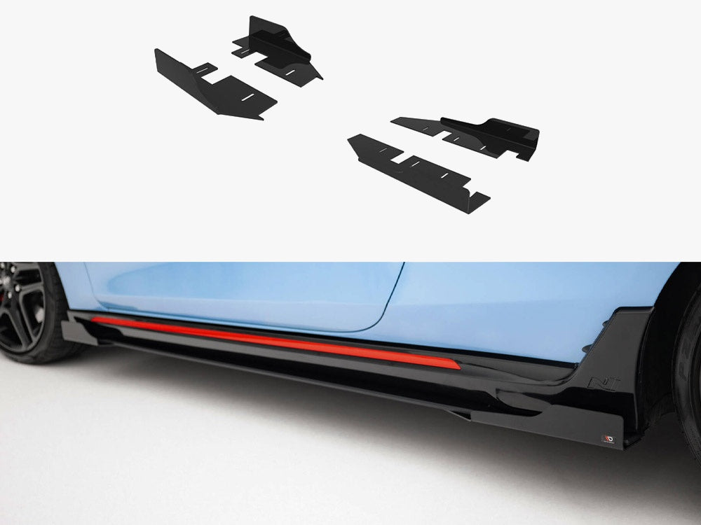 Side Flaps compatible with Hyundai Veloster N Mk2
