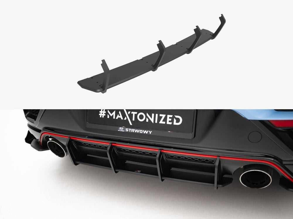 Street PRO Rear Diffuser compatible with Hyundai Veloster N Mk2