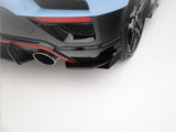 Street Pro Rear Side Splitters + Flaps compatible with Hyundai Veloster N Mk2